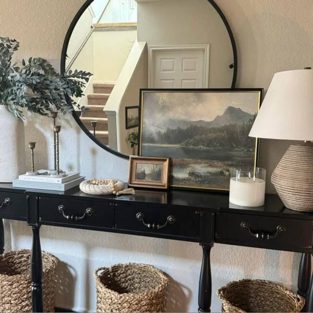 New /Horizontal Landscape Road Framed Wall Art - Hearth & Hand™ with Magnolia